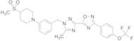 4-(Methylsulfonyl)-1-[3-[[5-methyl-3-[3-[4-(trifluoromethoxy)phenyl]-1,2,4-oxadiazol-5-yl]-1H-1,2,4-triazol-1-yl]methyl]phenyl]piperidine (IACS-010759)