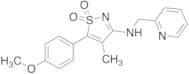 N-[5-(4-Methoxyphenyl)-4-methyl-1,1-dioxido-3-isothiazolyl]-2-pyridinemethanamine