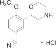 4-Methoxy-3-(2S)-2-morpholinyl-benzonitrile Hydrochloride
