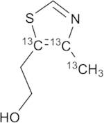 4-Methyl-5-thiazoleethanol-13C3 (~90%)