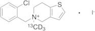 N-Methyl Ticlopidine-13C,D3 Iodide