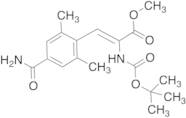 (Z)-Methyl 2-((tert-Butoxycarbonyl)amino)-3-(4-carbamoyl-2,6-dimethylphenyl)acrylate