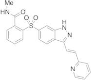 N-Methyl-2-[[3-[(1E)-2-(2-pyridinyl)ethenyl]-1H-indazol-6-yl]sulfonyl]benzamide