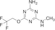 N-Methyl-6-(2,2,2-trifluoroethoxy)-1,3,5-triazine-2,4-diamine
