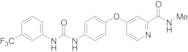 N-Methyl-4-[4-[[[[3-(trifluoromethyl)phenyl]amino]carbonyl]amino]phenoxy]-2-pyridinecarboxamide