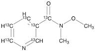 N-Methoxy-N-methylnicotinamide-13C6