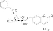 4-Methylumbelliferyl 2,3-Di-O-benzoyl-4,6-O-benzylidene-β-D-galactopyranoside (~90%)