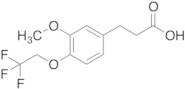 3-[3-Methoxy-4-(2,2,2-trifluoroethoxy)phenyl]propanoic Acid