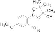 5-Methoxy-2-(tetramethyl-1,3,2-dioxaborolan-2-yl)benzonitrile