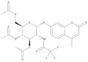 4-Methylumbelliferyl 2-Trifluoroacetyl-3,4,6-O-triacetyl-2-deoxy-Alpha-D-glucopyranoside