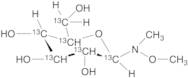 N-Methoxy-N-methyl-β-D-glucopyranosylamine-13C6