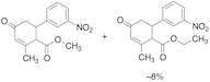 Methyl 2-Methyl-6-(3-nitrophenyl)-4-oxo-2-cyclohexene-1-carboxylate + ~8% Ethyl 3-Methyl-3'-nitro-…