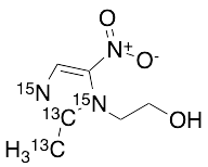 Metronidazole-13C2,15N2