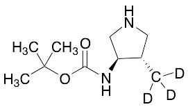 N-[(3R,4S)-4-Methyl-3-pyrrolidinyl]-carbamic Acid 1,1-Dimethylethyl Ester-D3