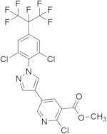 Methyl 2-Chloro-5-(1-(2,6-dichloro-4-(perfluoropropan-2-yl)phenyl)-1H-pyrazol-4-yl)nicotinate