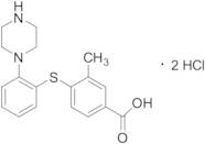 3-Methyl-4-((2-(piperazin-1-yl)phenyl)thio)benzoic acid, hydrochloride (1:2)