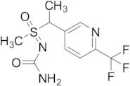 N-[Methyloxido[1-[6-(trifluoromethyl)-3-pyridinyl]ethyl]-λ4-sulfanylidene]urea