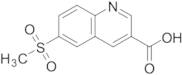 6-(Methylsulfonyl)quinoline-3-carboxylic Acid