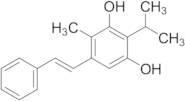 4-methyl-2-(1-methylethyl)-5-[(1E)-2-phenylethenyl]-1,3-Benzenediol