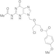 2’-Monodehydroxy-2’-chloro Ganciclovir-N-acetylmono-O-p-methoxybenzoate