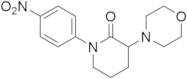 3-(4-Morpholinyl)-1-(4-nitrophenyl)-2-piperidinone