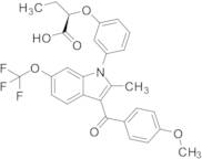 2-​[3-​[3-​(4-Methoxybenzoyl)​-​2-​methyl-​6-​(trifluoromethoxy)​-​1H-​indol-​1-​yl]​phenoxy]​-(2R…