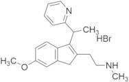 2-(6-Methoxy-3-(1-(pyridin-2-yl)ethyl)-1H-inden-2-yl)-N-methylethan-1-amine HBr Salt