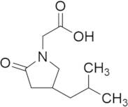 4-​(2-​Methylpropyl)​-​2-​oxo-1-pyrrolidineacetic Acid