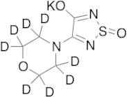 4-(4-Morpholinyl)-1,2,5-Thiadiazol-3(2H)-one-D8 1-Oxide Potassium Salt