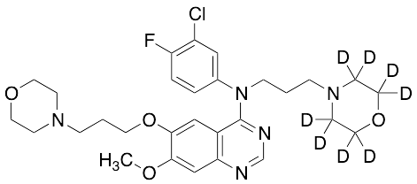 N-(3-Morpholinopropyl) Gefitinib-D8