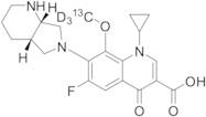 6-Desfluoro,8-Desmethoxy 8-Fluoro,6-Methoxy-13CD3 Moxifloxacin