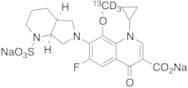 Moxifloxacin-13Cd3 N-Sulfate Disodium Salt