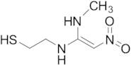 2-[[1-(Methylamino)-2-nitroethenyl]amino]-ethanethiol