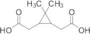 rel-(1R,3S)-2,2-Dimethyl-3-(2-oxopropyl)cyclopropaneacetic acid