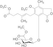 Mycophenolic Acid Methyl Ester-d6 6-(β-D-glucuronic Acid Methyl Ester)