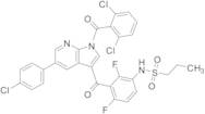 N-(3-(5-(4-Chlorophenyl)-1-(2,6-dichlorobenzoyl)-1H-pyrrolo[2,3-b]-pyridine-3-carbonyl)-2,4-difluorophenyl)propane-1-sulfonamide