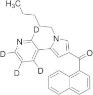 1-Naphthalenyl[1-pentyl-5-(3-pyridinyl)-1H-pyrrol-3-yl]methanone-d4