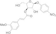 α-L-Arabinofuranoside, 4-nitrophenyl, 3-[(2E)-3-(4-hydroxy-3-methoxyphenyl)-2-propenoate