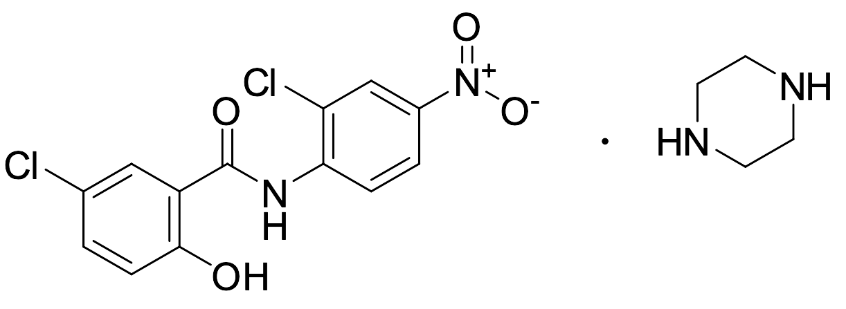 Niclosamide Piperazinesalt