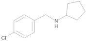 N-[(4-chlorophenyl)methyl]cyclopentanamine