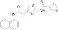 N-1-Naphthalenyl-2-[(3-thienylcarbonyl)amino]-4-thiazoleacetamide