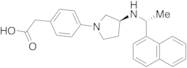4-[(3S)-3-[[(1R)-1-(1-Naphthalenyl)ethyl]amino]-1-pyrrolidinyl]benzeneacetic Acid