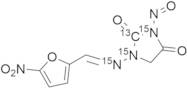 N-Nitroso Nitrofurantoin-¹³C¹⁵N₃