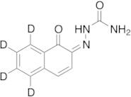 2-(1-Oxo-2(1H)-naphthalenylidene)-hydrazinecarboxamide-d4
