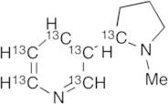 rac-Nicotine-1,2',3',4',5',6'-13C6