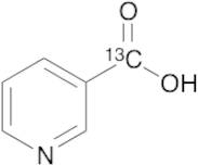 Nicotinic Acid-13C1 (~1% unlabeled)