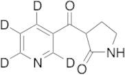3-(Nicotinoyl-2,4,5,6-d4)-2-pyrrolidinone