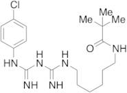 N-(6-(3-(N-(4-Chlorophenyl)carbamimidoyl)guanidino)hexyl)pivalamide