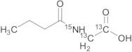 N-Butyrylglycine-13C2,15N