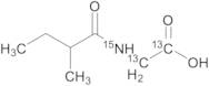 N-(2-Methyl-1-oxobutyl)glycine-13C2,15N